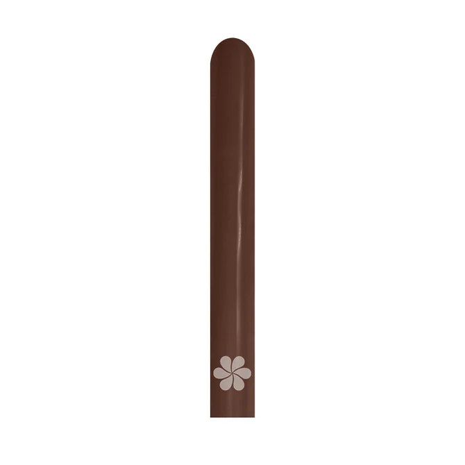 GLOBO LATEX TUBITO FASHION CHOCOLATE