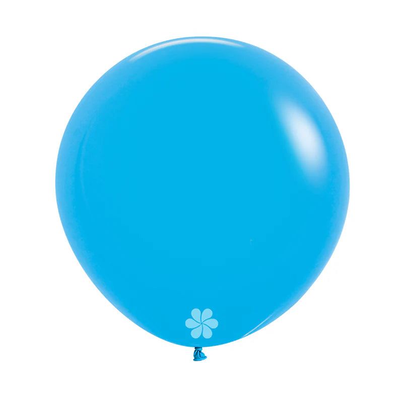 GLOBO LATEX REDONDO FASHION AZUL