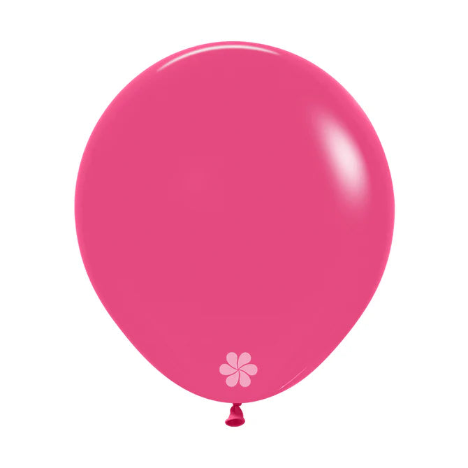 GLOBO LATEX REDONDO FASHION FUCSIA