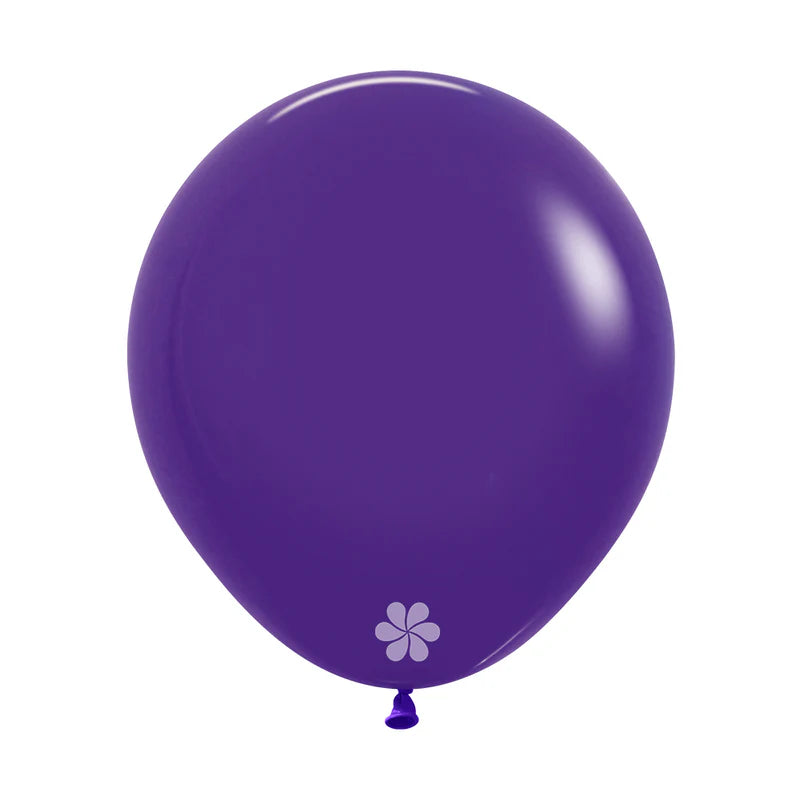 GLOBO LATEX REDONDO FASHION VIOLETA