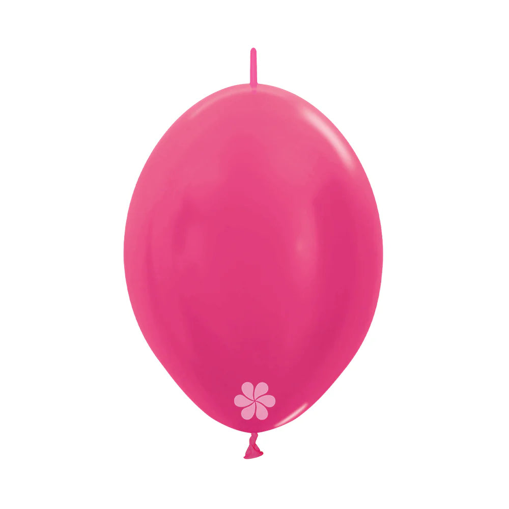 GLOBO LATEX LINK-O-LOON® METAL FUCSIA