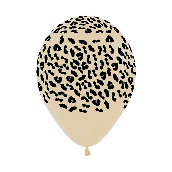 GLOBO LATEX REDONDO INFINITY® LEOPARDO FASHION ARENA
