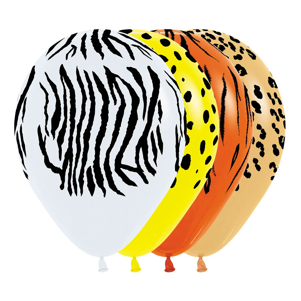 GLOBO LATEX REDONDO INFINITY® SELVA FASHION SURTIDO