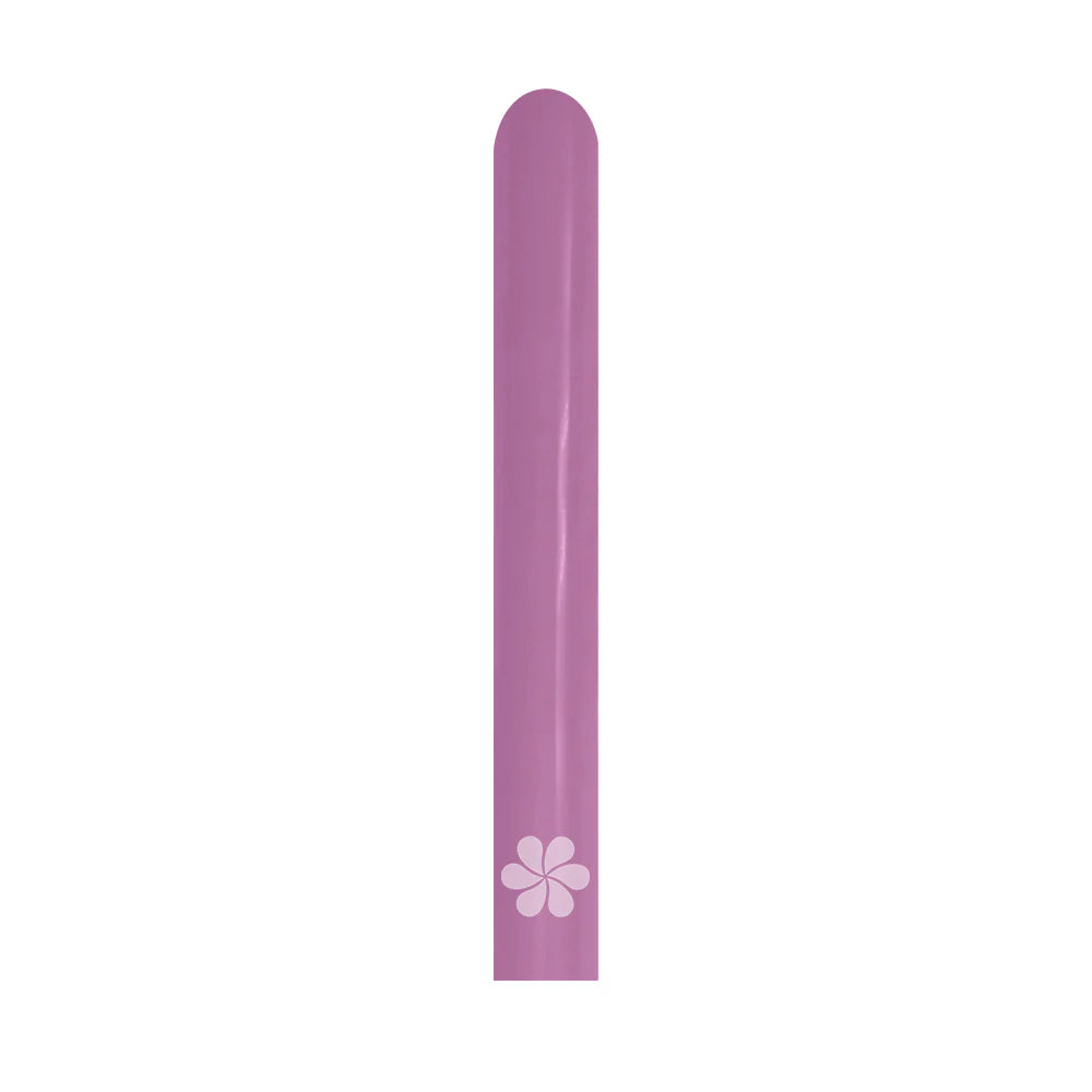 GLOBO LATEX TUBITO PASTEL DUSK LAVANDA