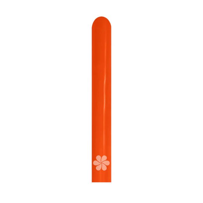 GLOBO LATEX TUBITO FASHION NARANJA COBRIZO