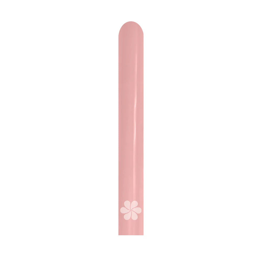 GLOBO LATEX TUBITO FASHION PALO DE ROSA