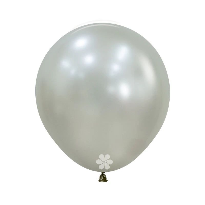 GLOBO LATEX REDONDO SILK PERLA CREMA