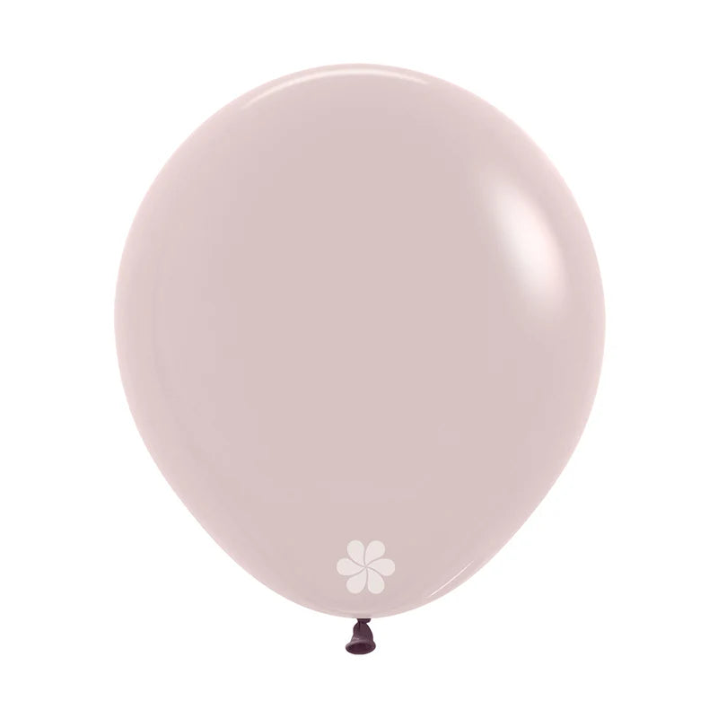 GLOBO LATEX REDONDO PASTEL DUSK ROSA