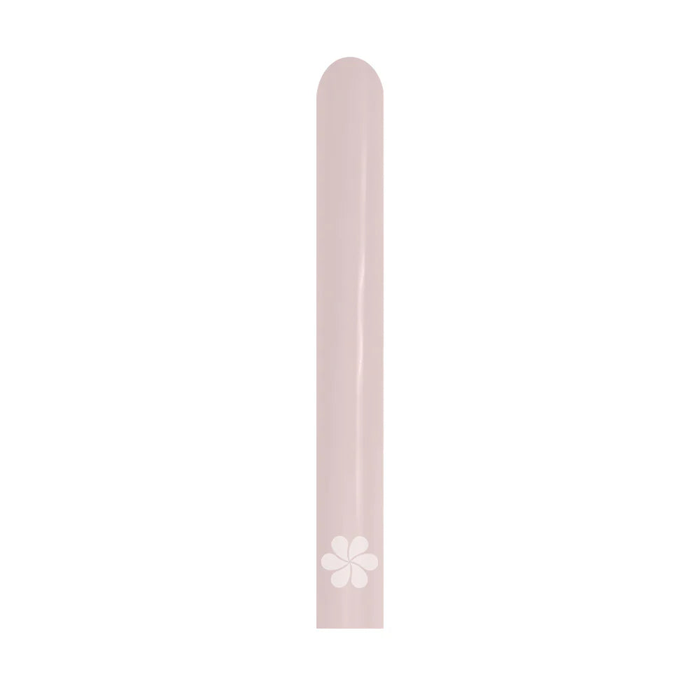 GLOBO LATEX TUBITO PASTEL DUSK ROSA