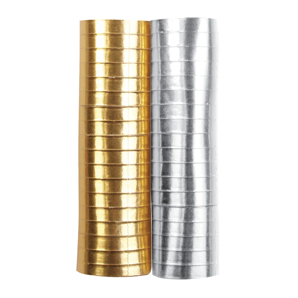 SERPENTINA METALIZADA PLATA Y DORADO
