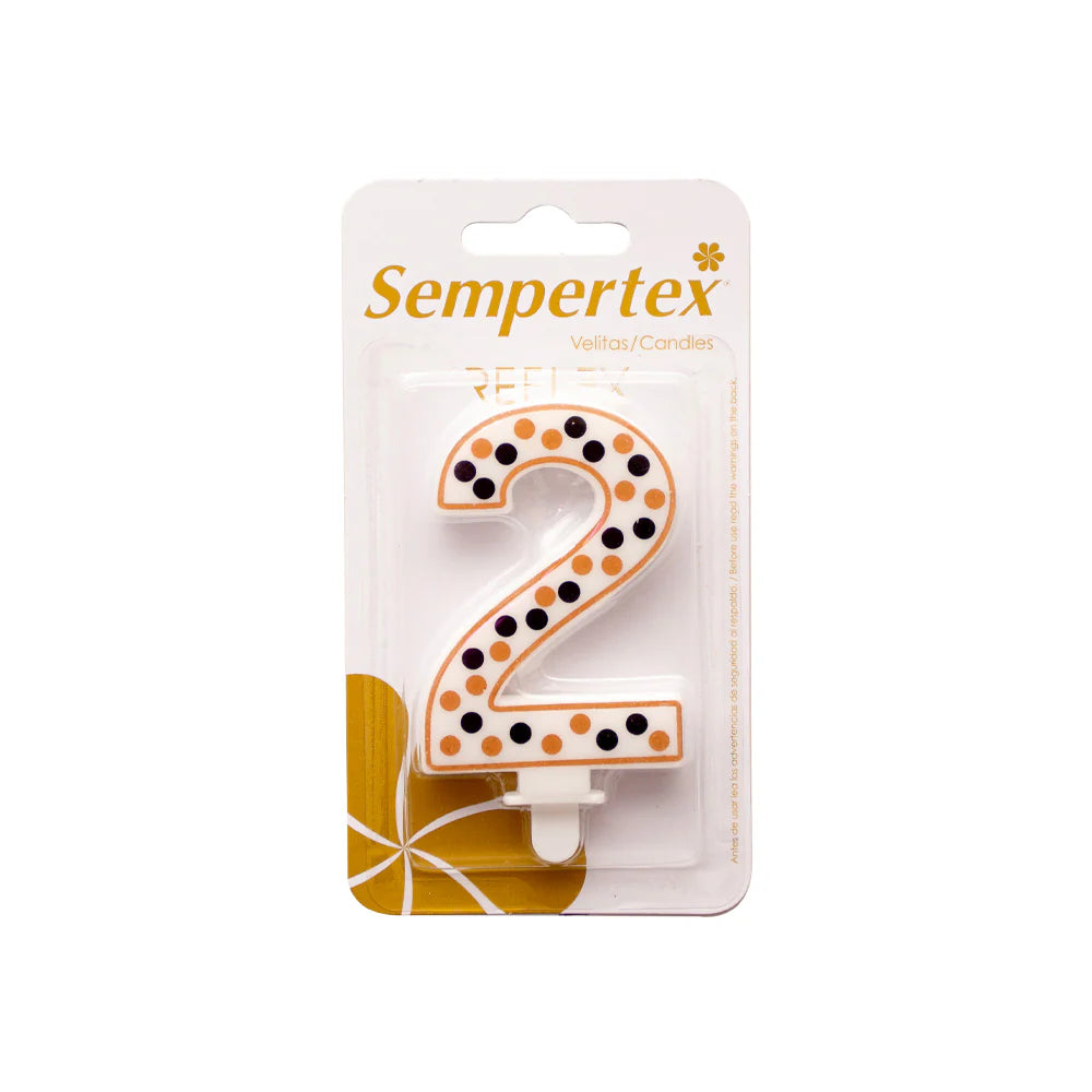 VELA NUMERICA POLKA DELUXE #2