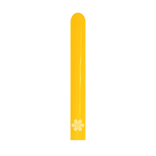 GLOBO LATEX TUBITO FASHION AMARILLO MIEL