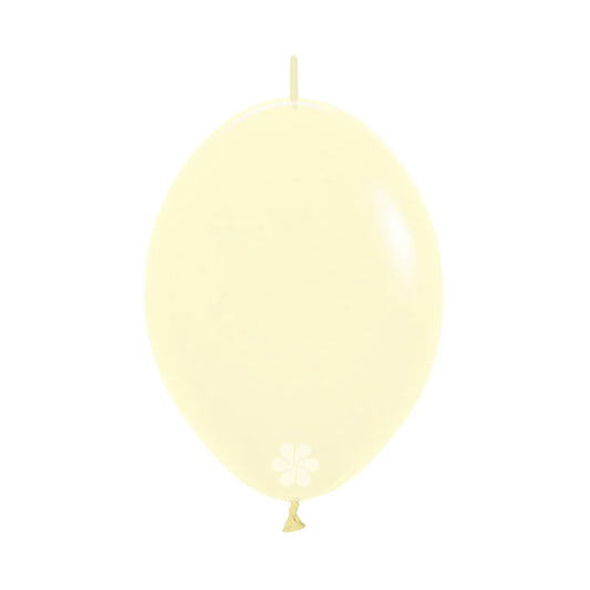 GLOBO LATEX LINK-O-LOON® PASTEL MATE AMARILLO