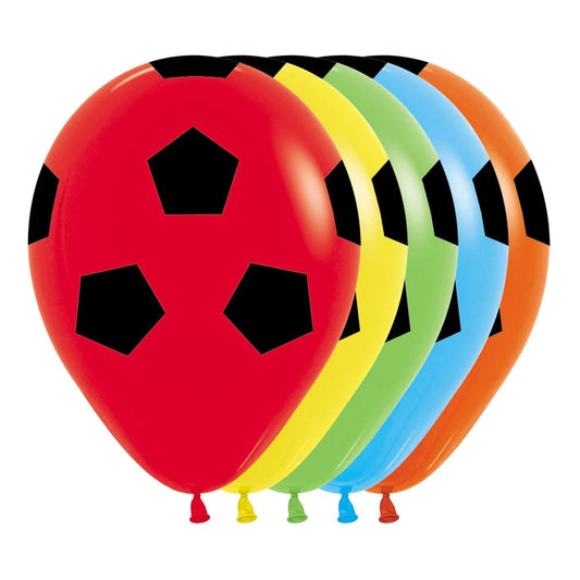 GLOBO LATEX REDONDO INFINITY BALÓN DE FUTBOL FASHION SURTIDO