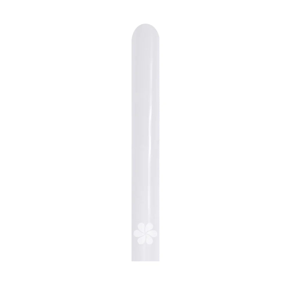 GLOBO LATEX TUBITO SATIN BLANCO
