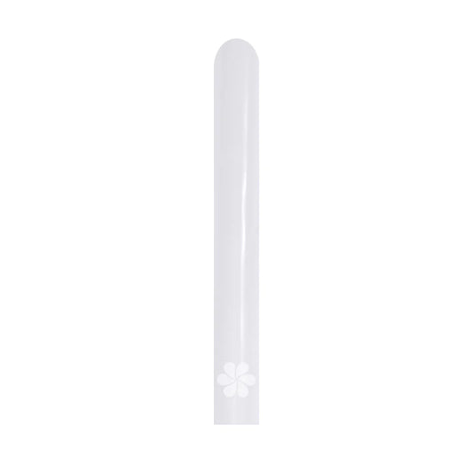 GLOBO LATEX TUBITO SATIN BLANCO