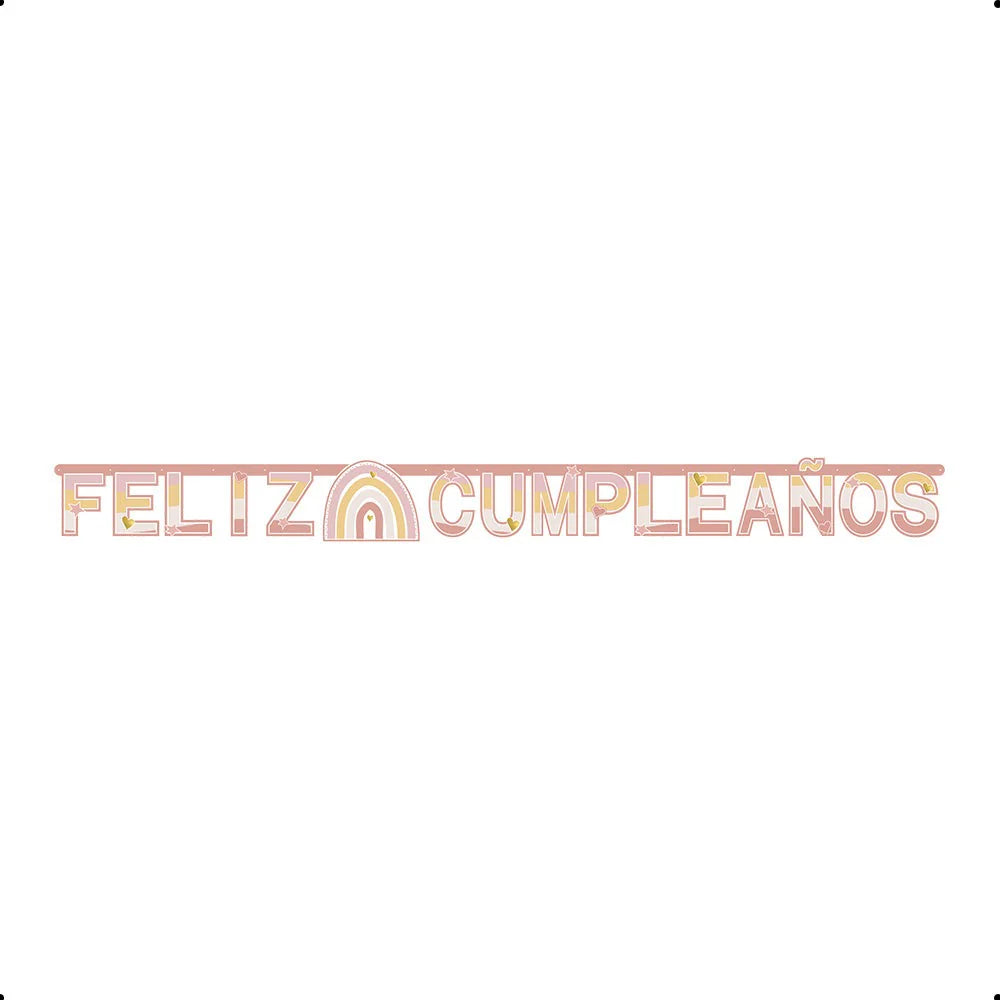 CARTEL LETRAS ARCOIRIS