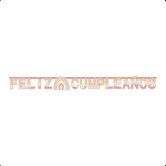 CARTEL LETRAS ARCOIRIS