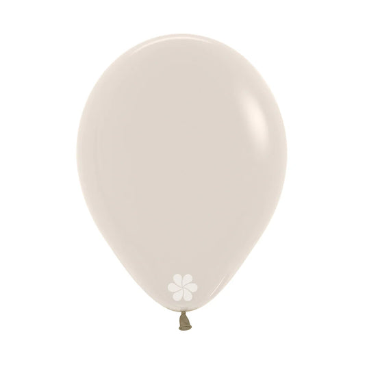 GLOBO LATEX REDONDO PASTEL DUSK CREMA