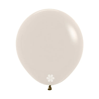 GLOBO LATEX REDONDO PASTEL DUSK CREMA