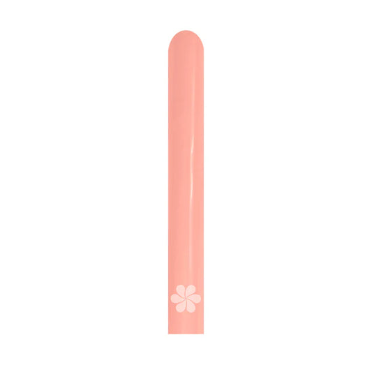 GLOBO LATEX TUBITO METAL DORADO ROSA
