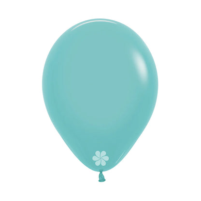 GLOBO LATEX REDONDO FASHION AGUAMARINA