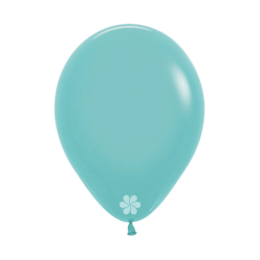 GLOBO LATEX REDONDO FASHION AGUAMARINA