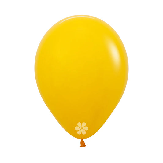 GLOBO LATEX REDONDO FASHION AMARIlLO MIEL