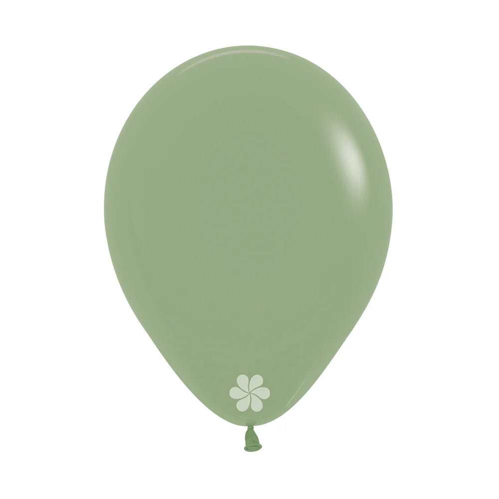 GLOBO LATEX REDONDO FASHION EUCALIPTO