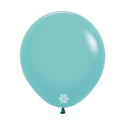 GLOBO LATEX REDONDO FASHION AGUAMARINA