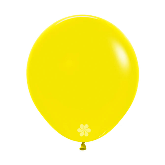 GLOBO LATEX REDONDO FASHION AMARILLO