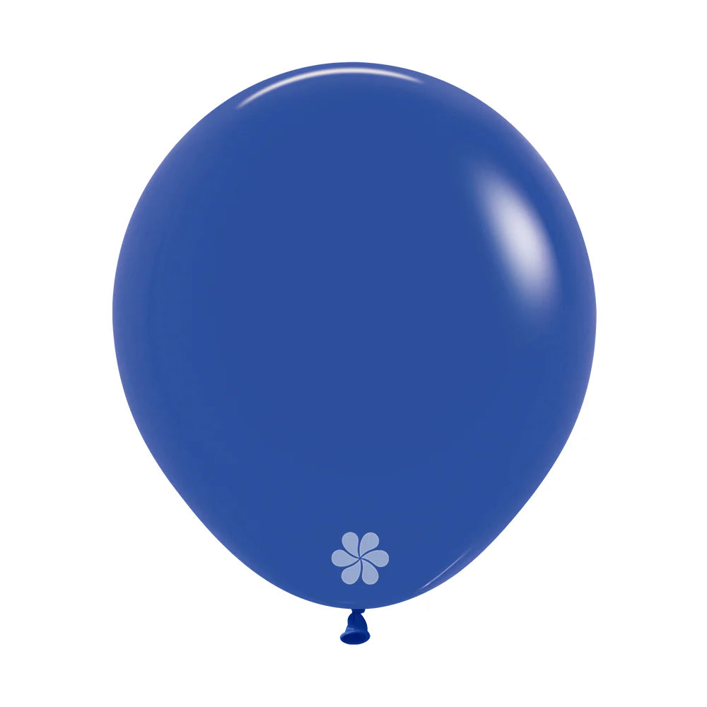 GLOBO LATEX REDONDO FASHION AZUL REY