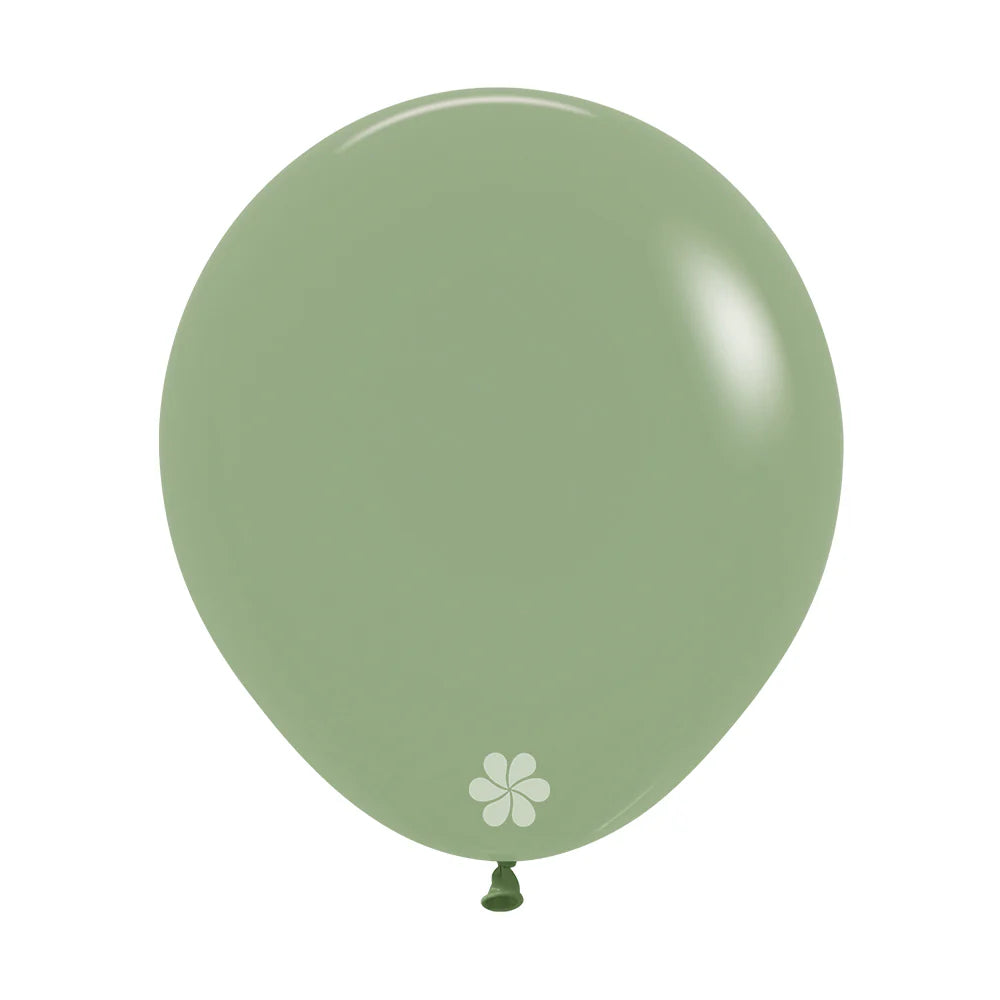 GLOBO LATEX REDONDO FASHION EUCALIPTO