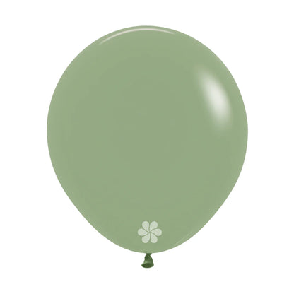 GLOBO LATEX REDONDO FASHION EUCALIPTO