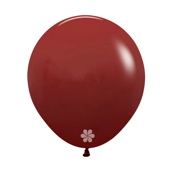 GLOBO LATEX REDONDO FASHION MERLOT