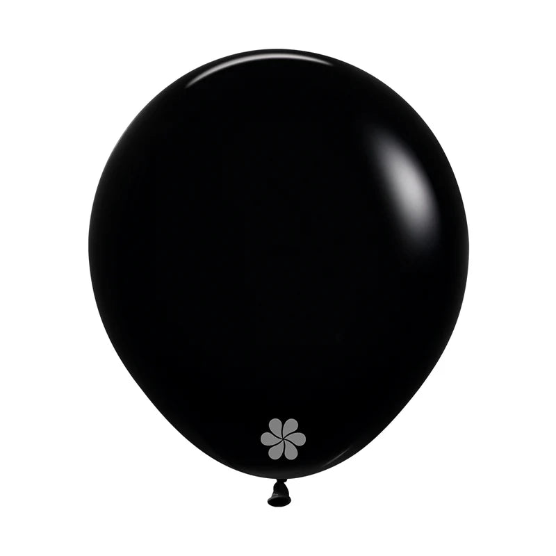 GLOBO LATEX REDONDO FASHION NEGRO