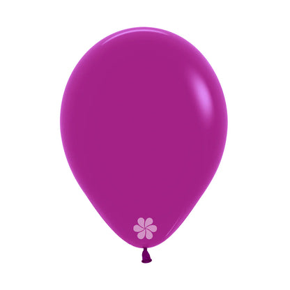 GLOBO LATEX REDONDO FASHION ORQUIDEA MORADA