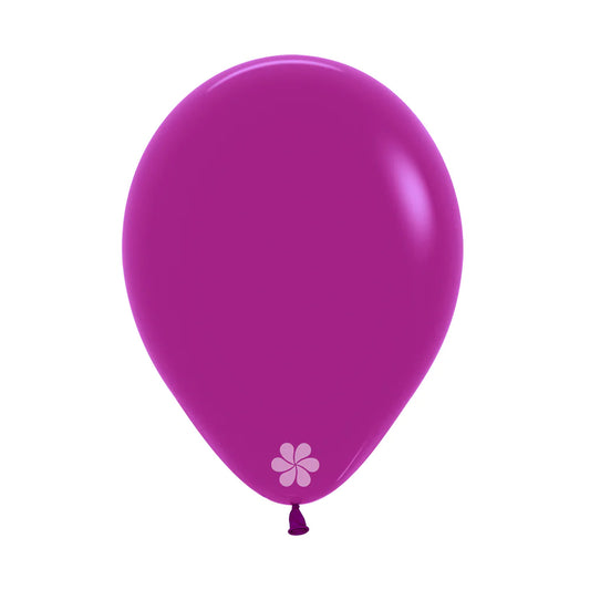 GLOBO LATEX REDONDO FASHION ORQUIDEA MORADA