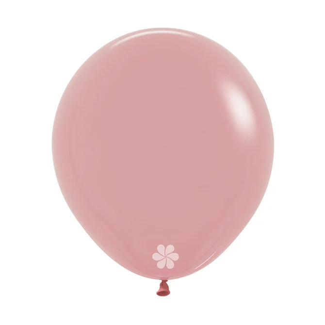 GLOBO LATEX REDONDO FASHION PALO DE ROSA