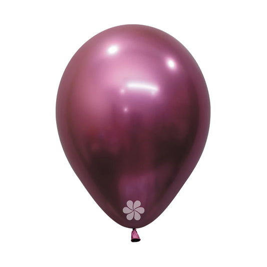 GLOBO LATEX REDONDO REFLEX FUCSIA