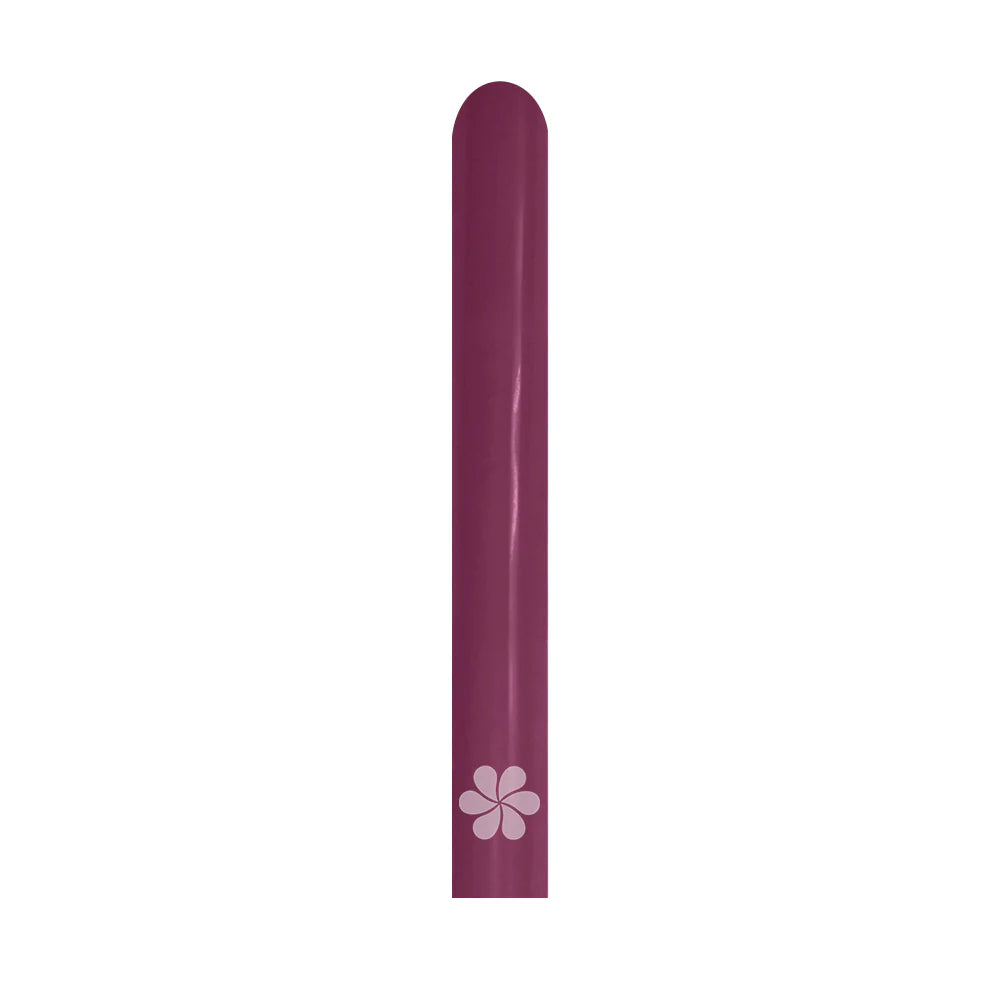 GLOBO LATEX TUBITO REFLEX FUCSIA