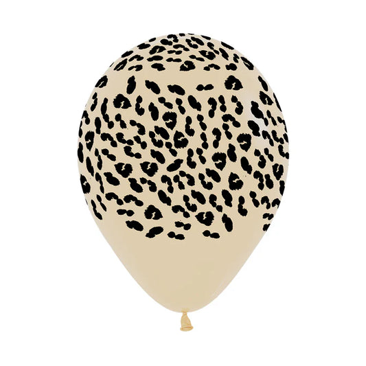 GLOBO LATEX REDONDO INFINITY® LEOPARDO FASHION ARENA