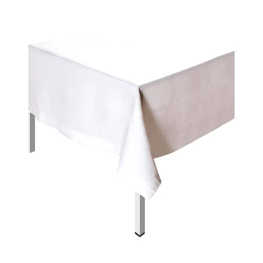 MANTEL PLASTICO RECTANGULAR BLANCO