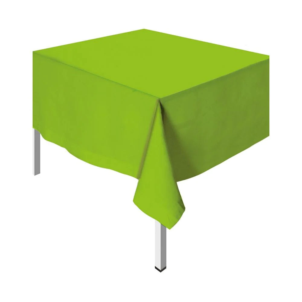 MANTEL PLASTICO RECTANGULAR VERDE LIMA