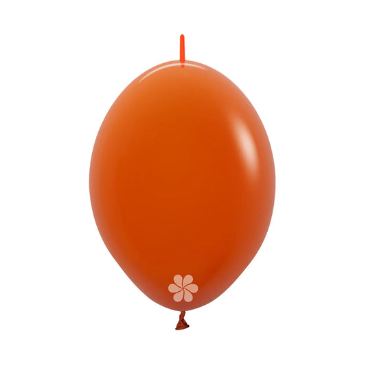 GLOBO LATEX LINK-O-LOON® FASHION NARANJA COBRIZO