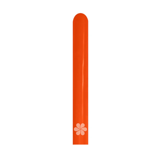 GLOBO LATEX TUBITO FASHION NARANJA COBRIZO