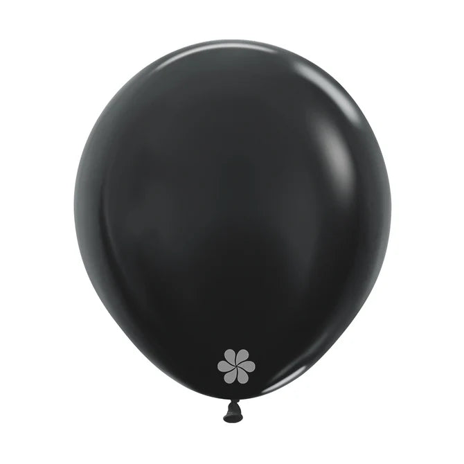 GLOBO LATEX REDONDO METAL NEGRO