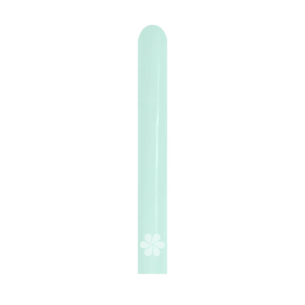 GLOBO LATEX TUBITO PASTEL MATE VERDE