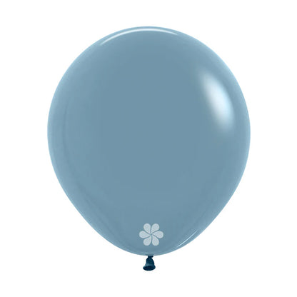 GLOBO LATEX REDONDO PASTEL DUSK AZUL