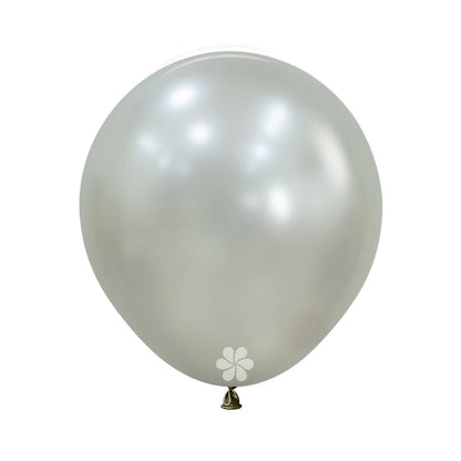 GLOBO LATEX REDONDO SILK PERLA CREMA